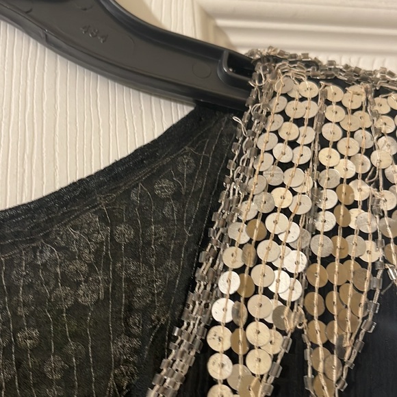 Vintage sequin butterfly top - Picture 4 of 7